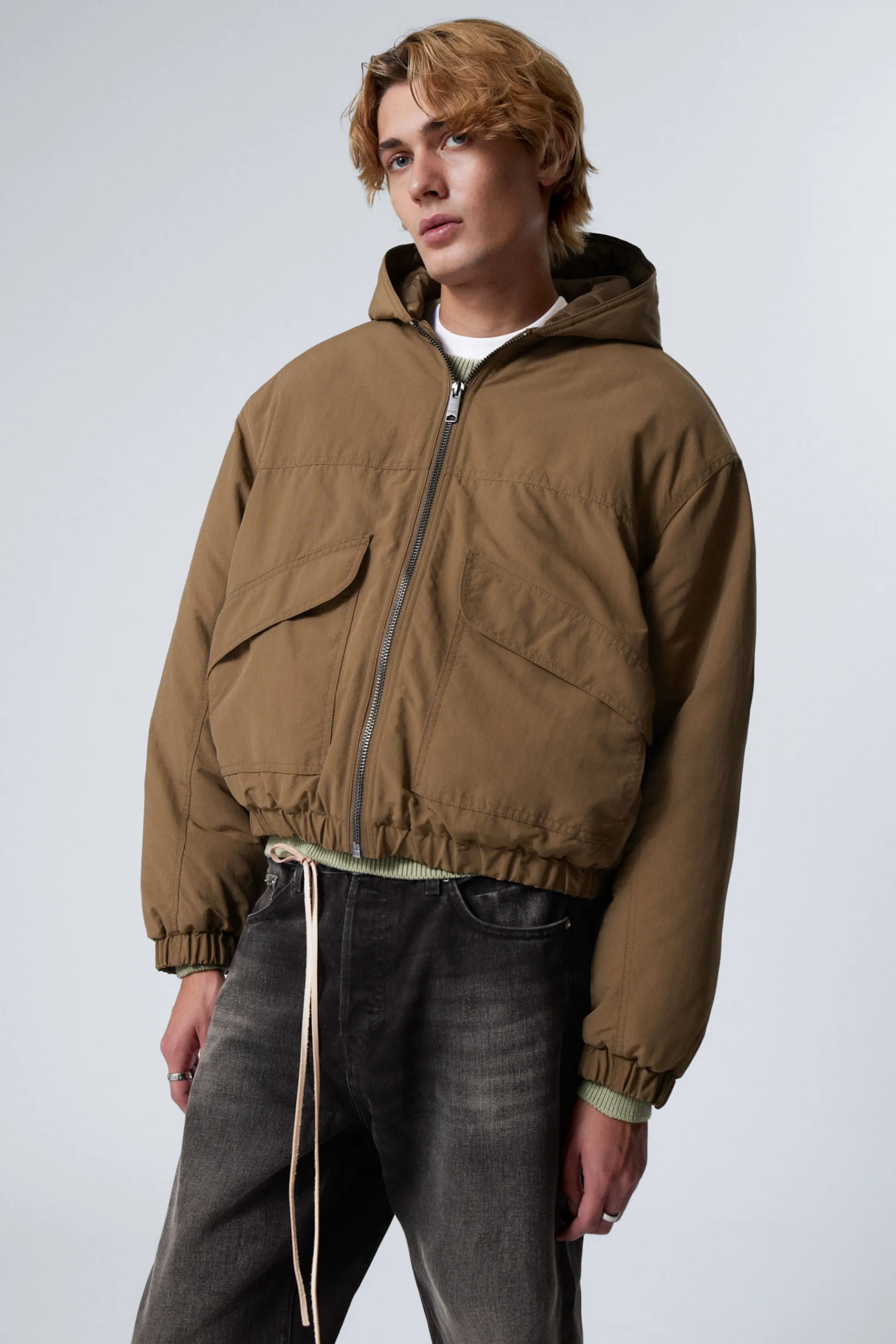 Weekday RELAXED NYLON BOMBER JACKER>Heren Jacks & Jassen