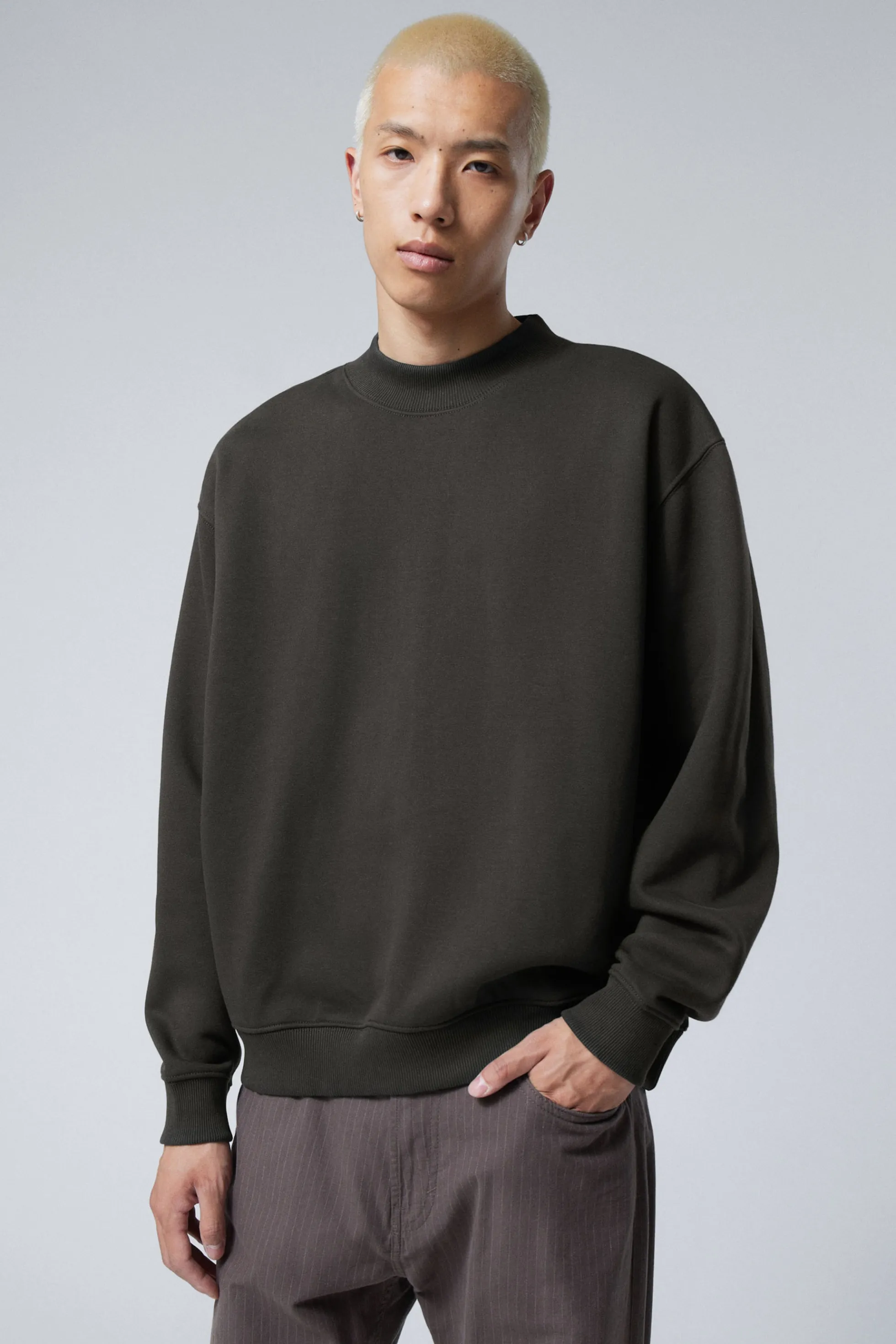 Weekday RELAXED ZWAAR SWEATSHIRT>Heren Sweatshirts | Basics