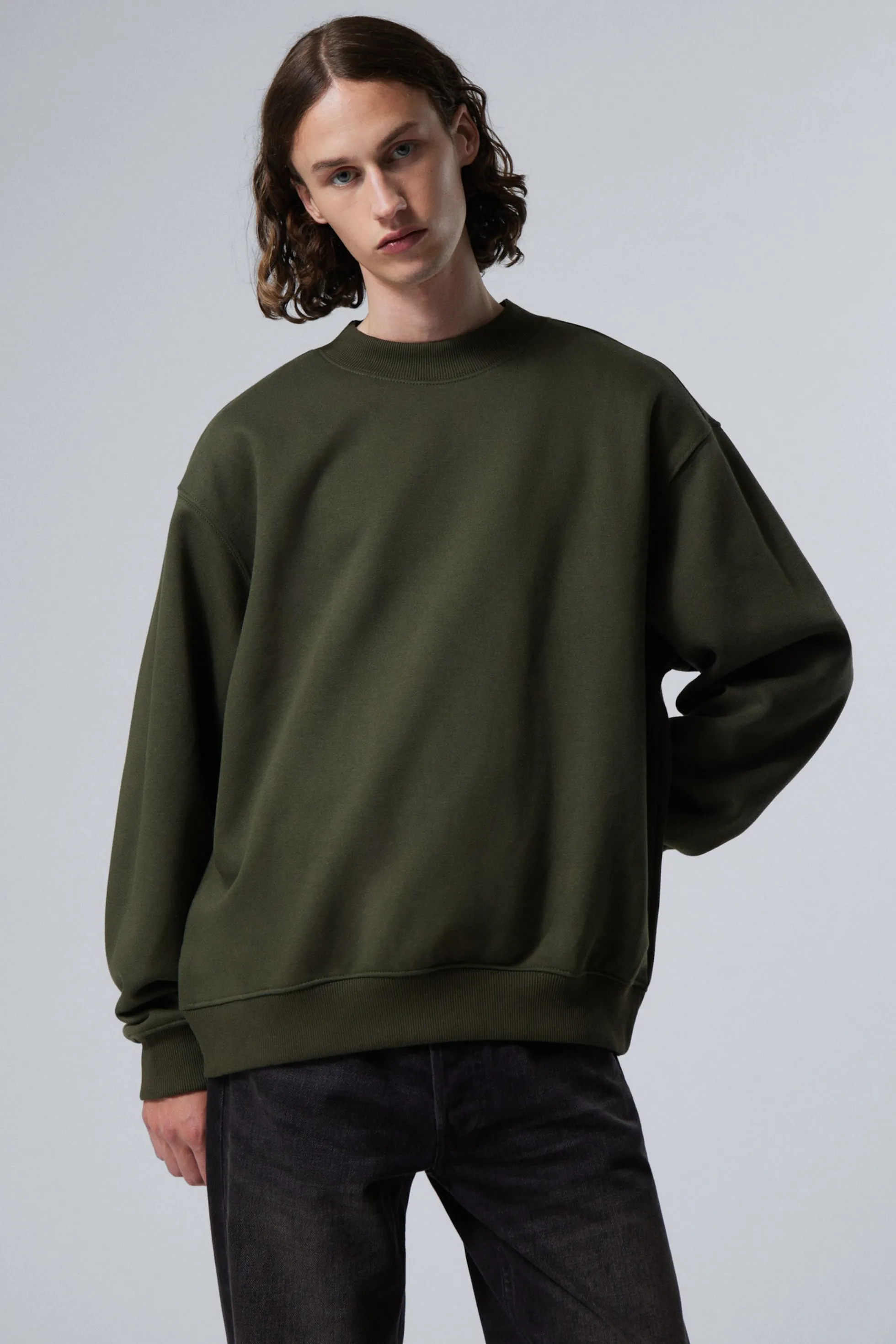 Weekday RELAXED ZWAAR SWEATSHIRT>Heren Sweatshirts | Basics