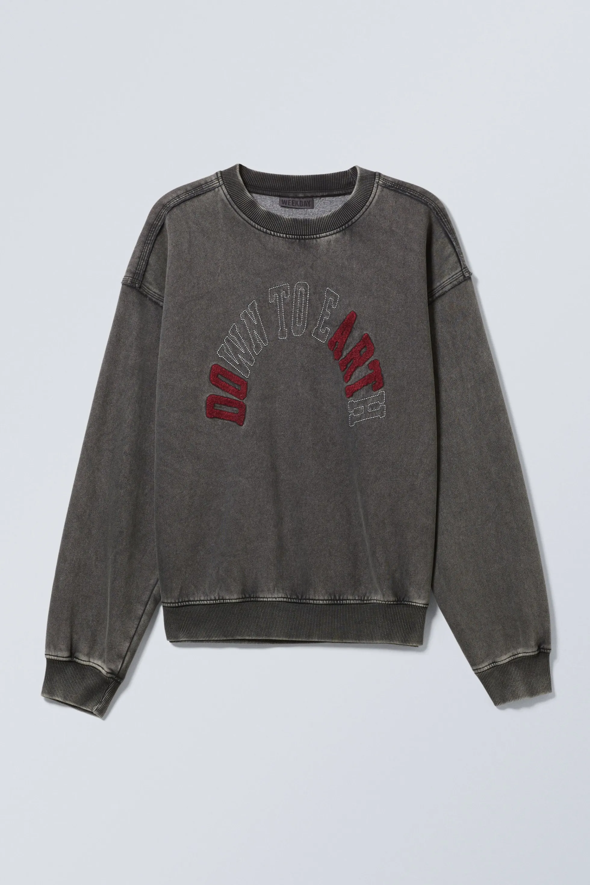 Weekday RUIMVALLEND SWEATSHIRT MET GRAFISCHE PRINT>Heren Grafische | Sweatshirts