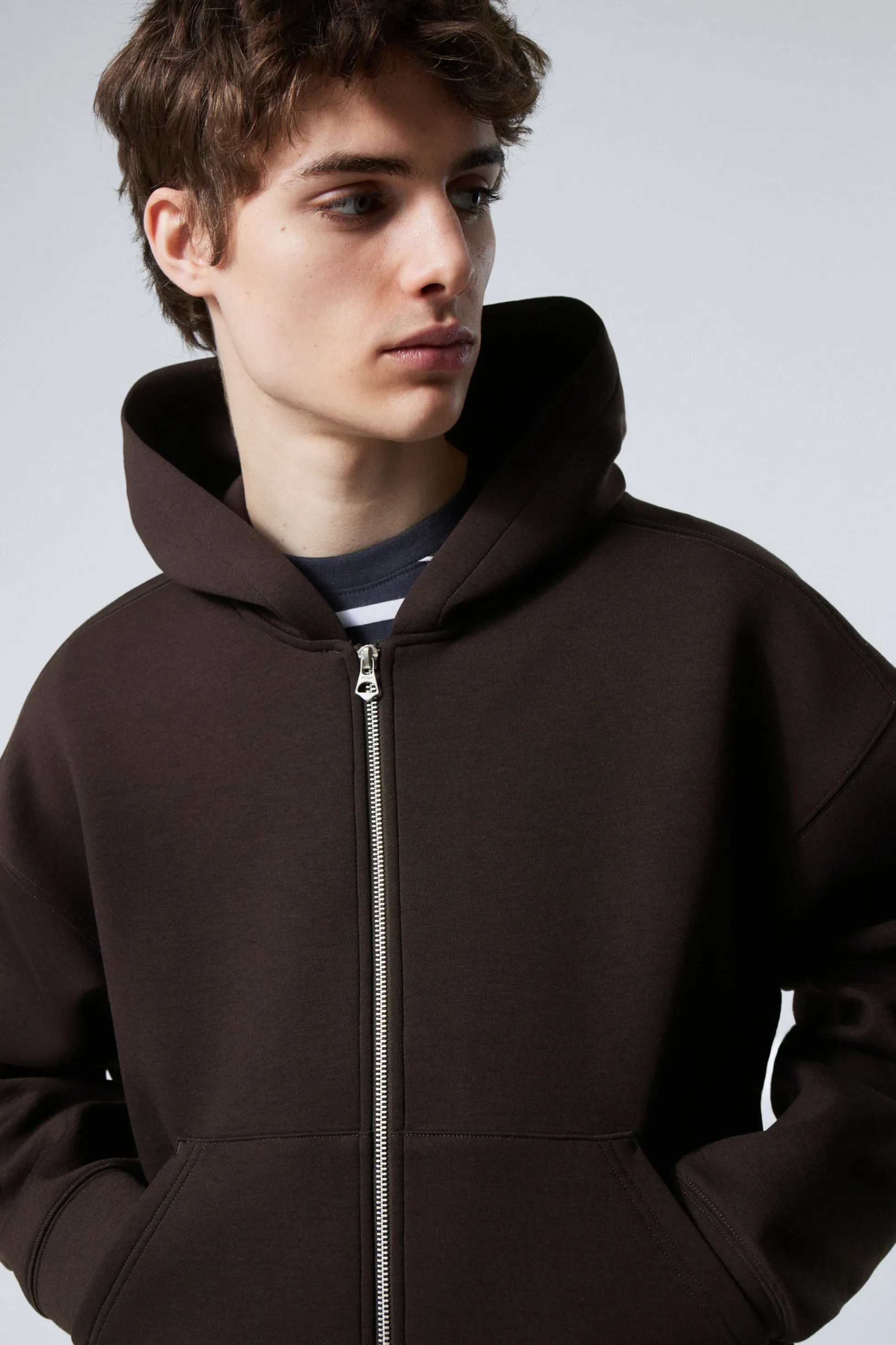 Weekday SIMON HOODIE VAN SCUBASTOF MET RITS>Heren Hoodies