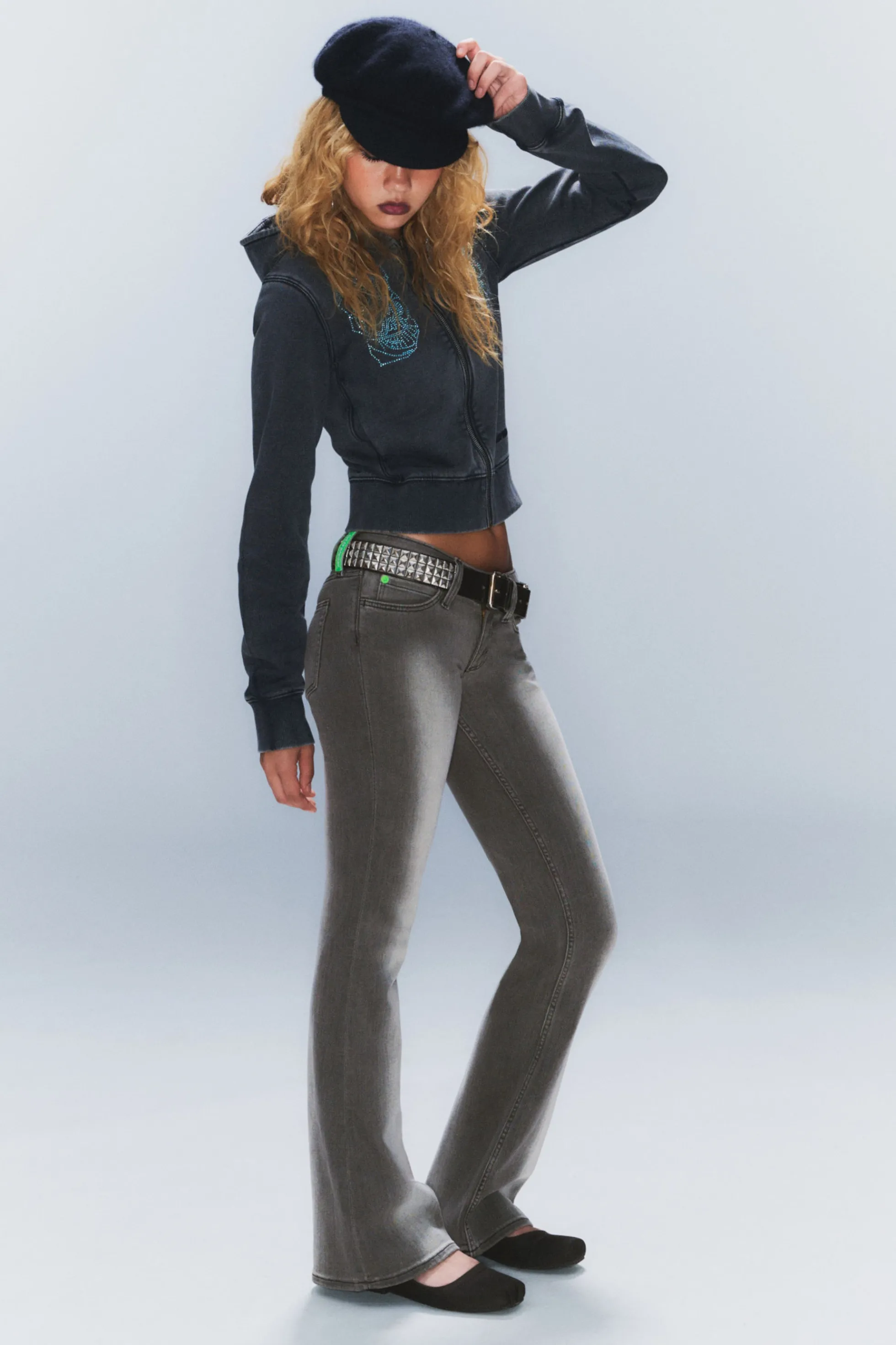 Weekday SKINNY BOOTY BEI BOOTCUT JEANS MET LAGE TAILLE>DAMES Jeans