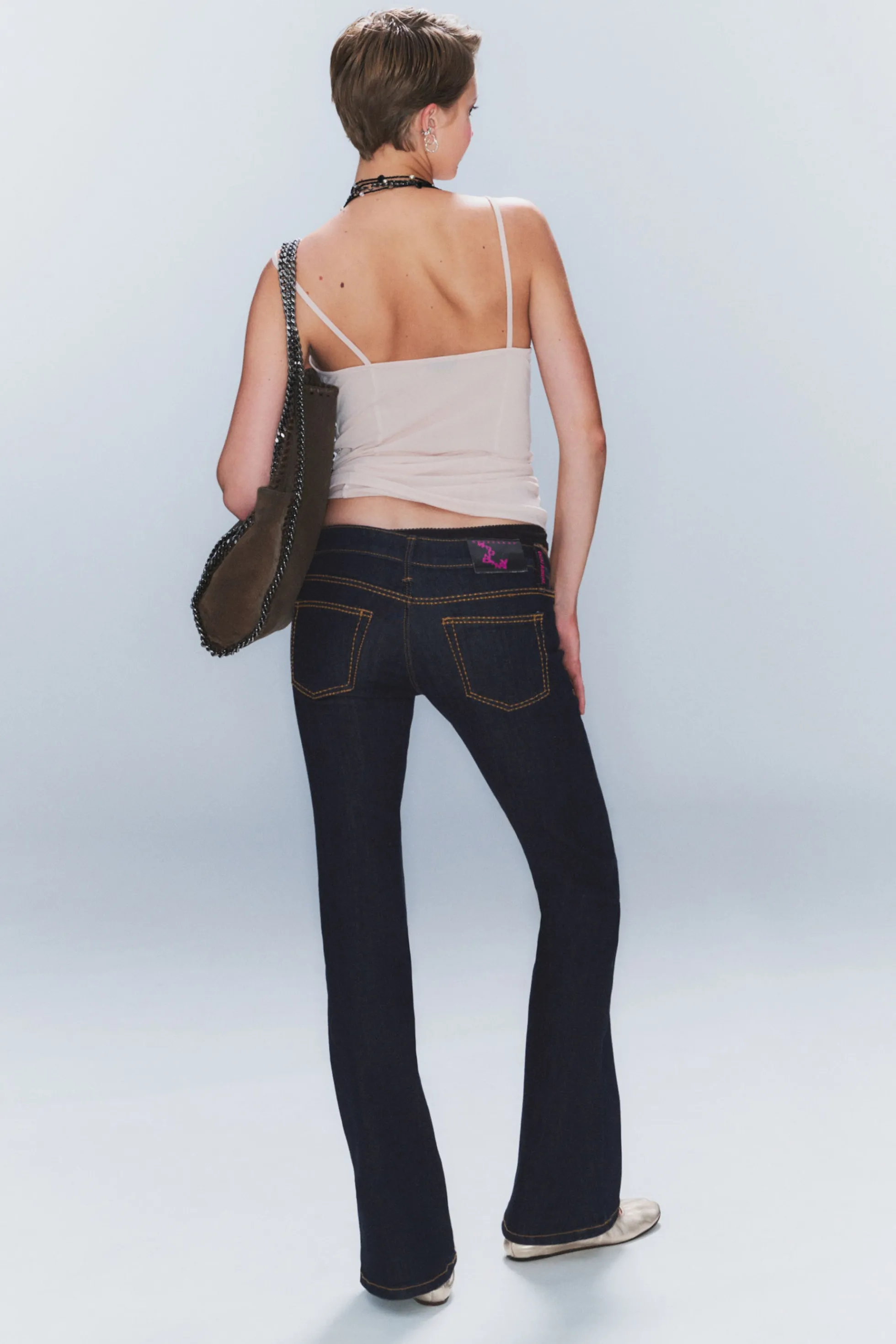 Weekday SKINNY BOOTY BEI BOOTCUT JEANS MET LAGE TAILLE>DAMES Jeans