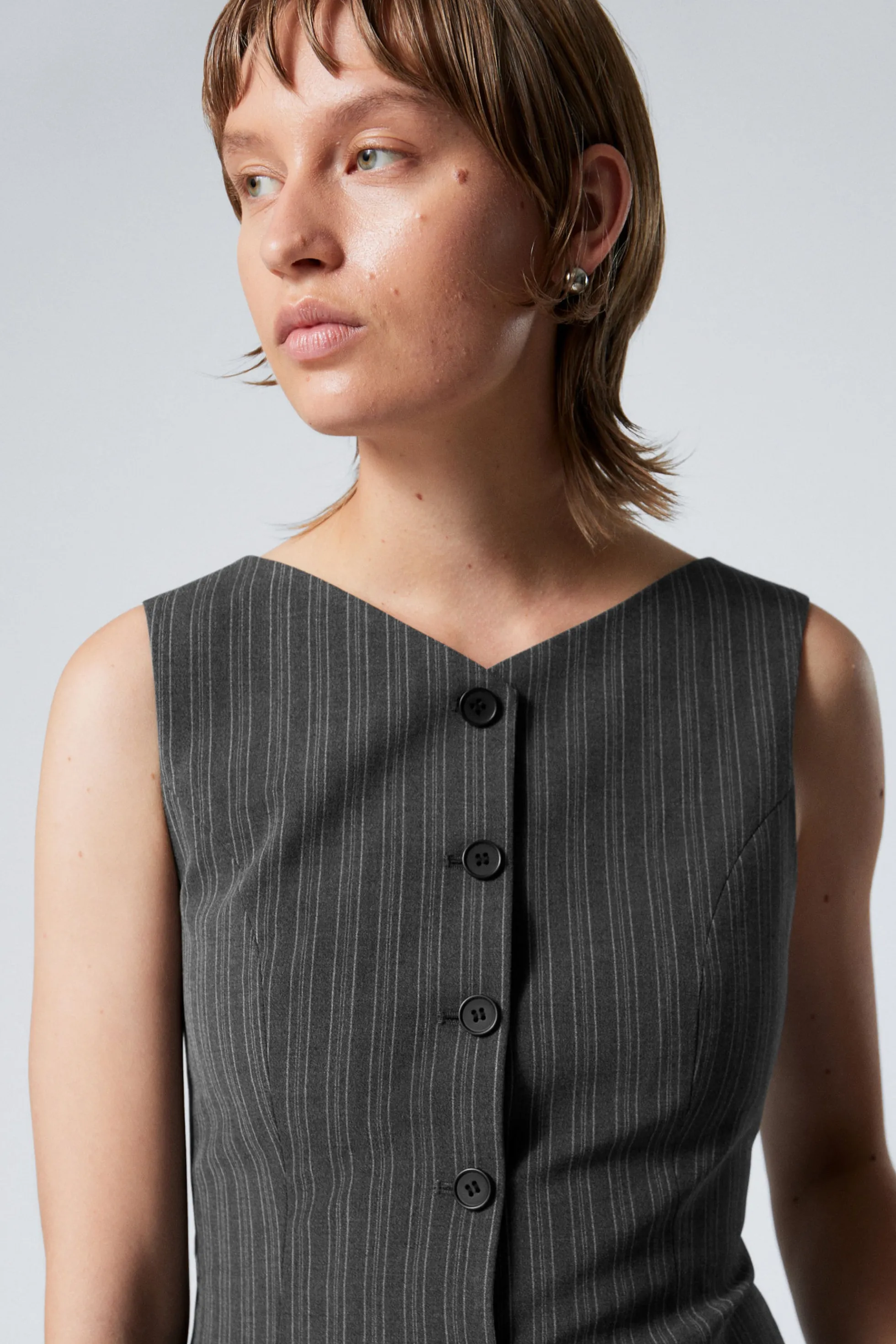 Weekday SLIM-FIT ELEGANT GILET>DAMES Tops