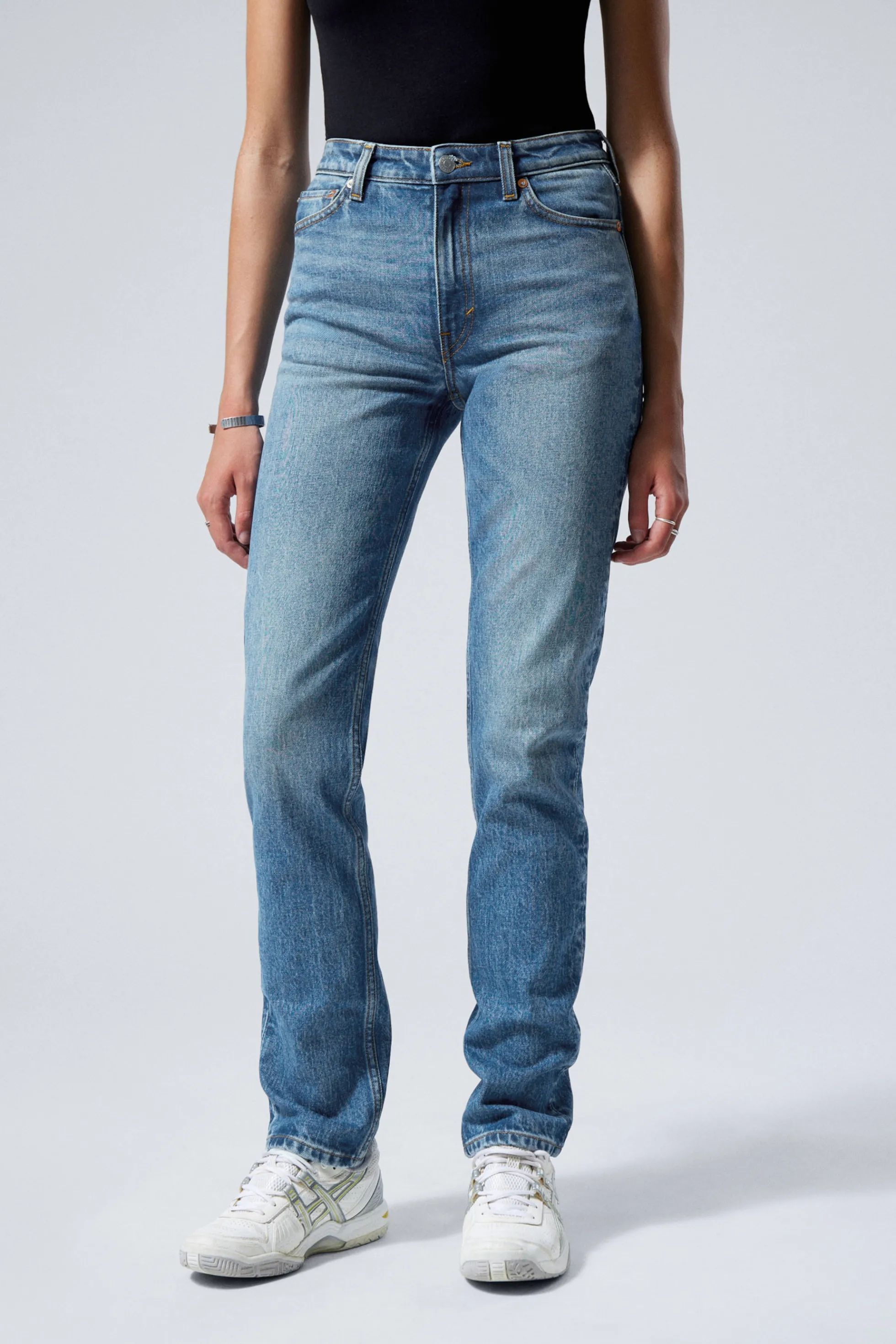 Weekday SMOOTH HIGH WAISTED SLIM LEG JEANS>DAMES Jeans