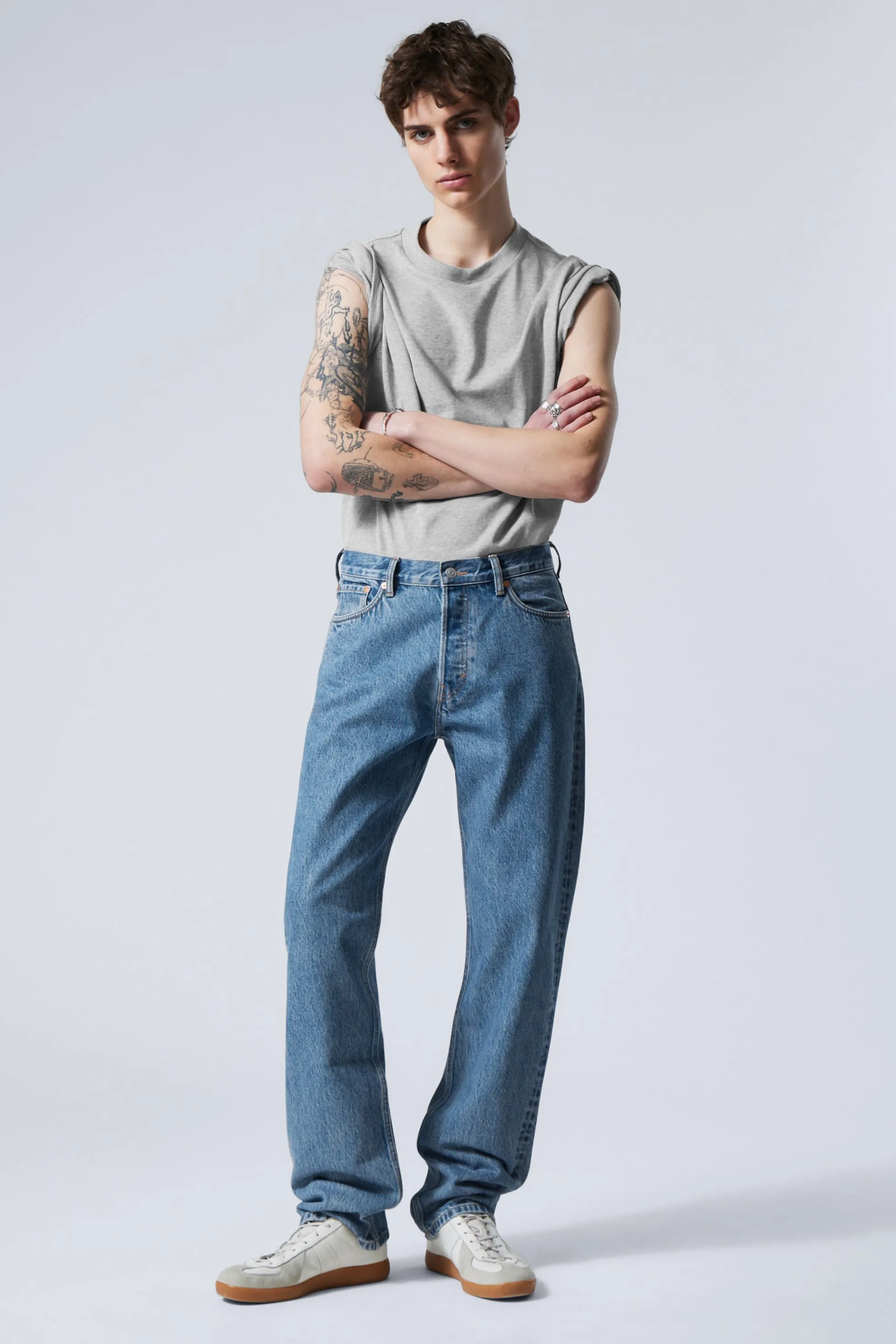 Weekday SPACE RELAXED STRAIGHT LEG JEANS>Heren Jeans