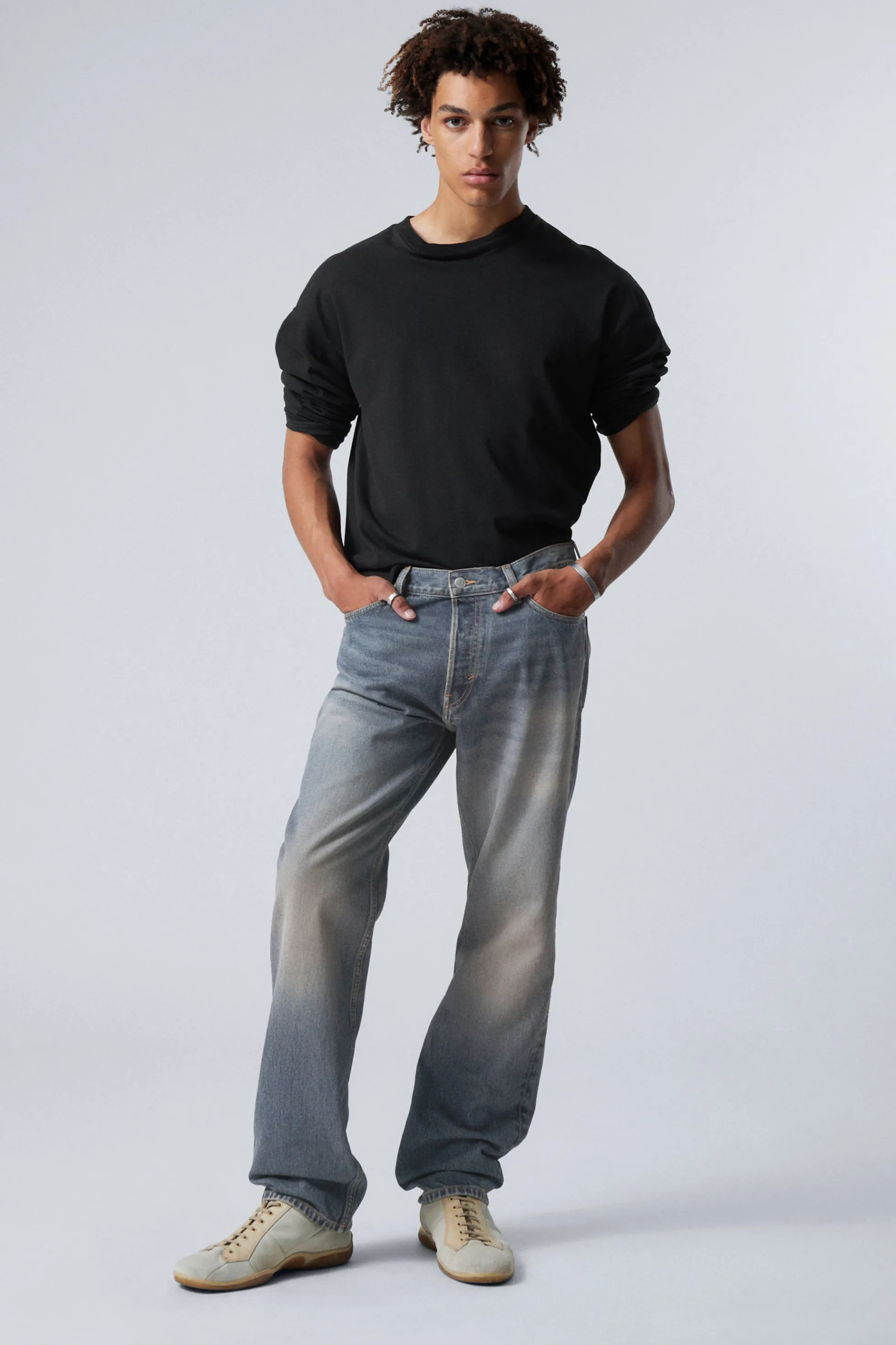 Weekday SPACE RELAXED STRAIGHT LEG JEANS>Heren Jeans