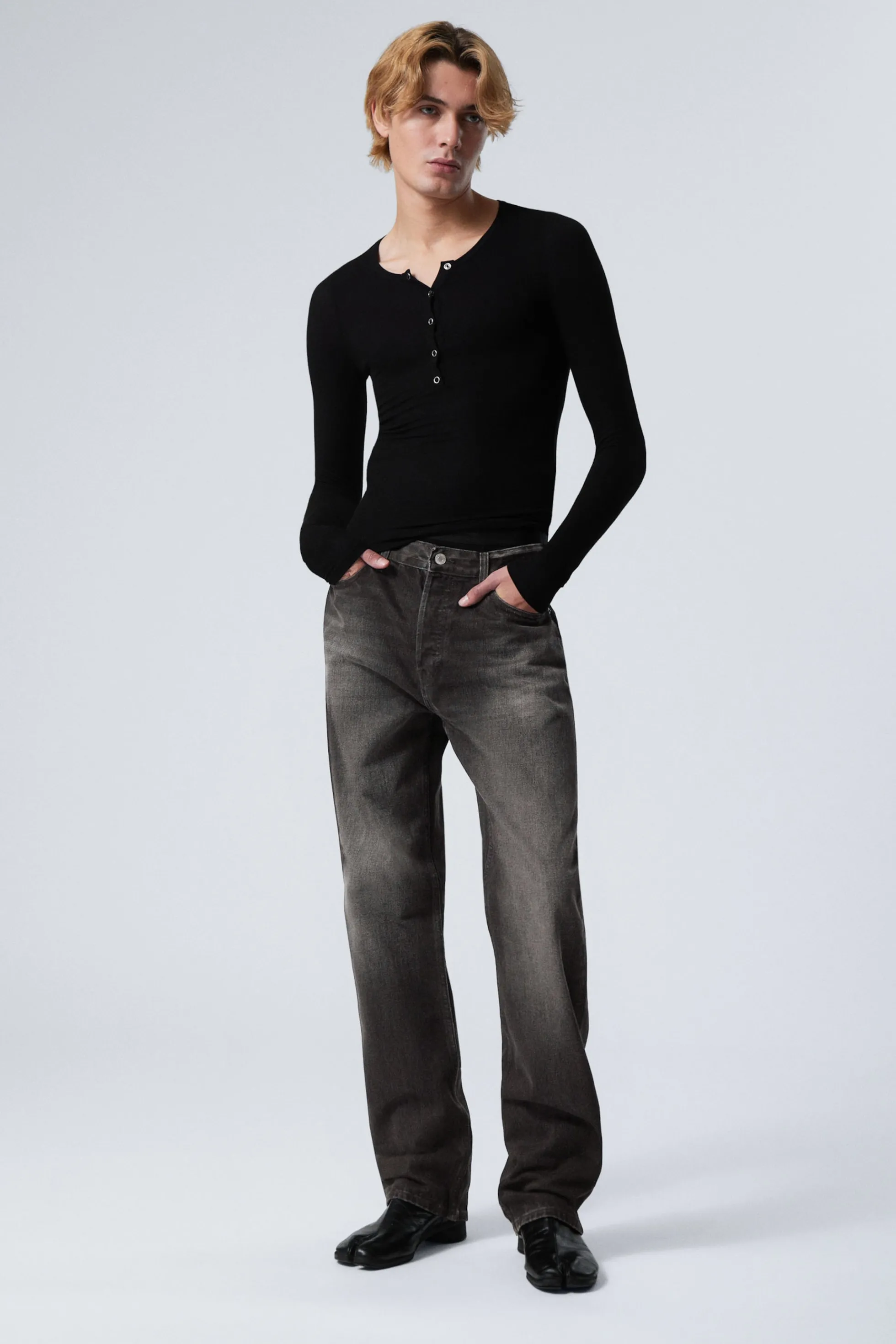 Weekday SPACE RELAXED STRAIGHT LEG JEANS>Heren Jeans