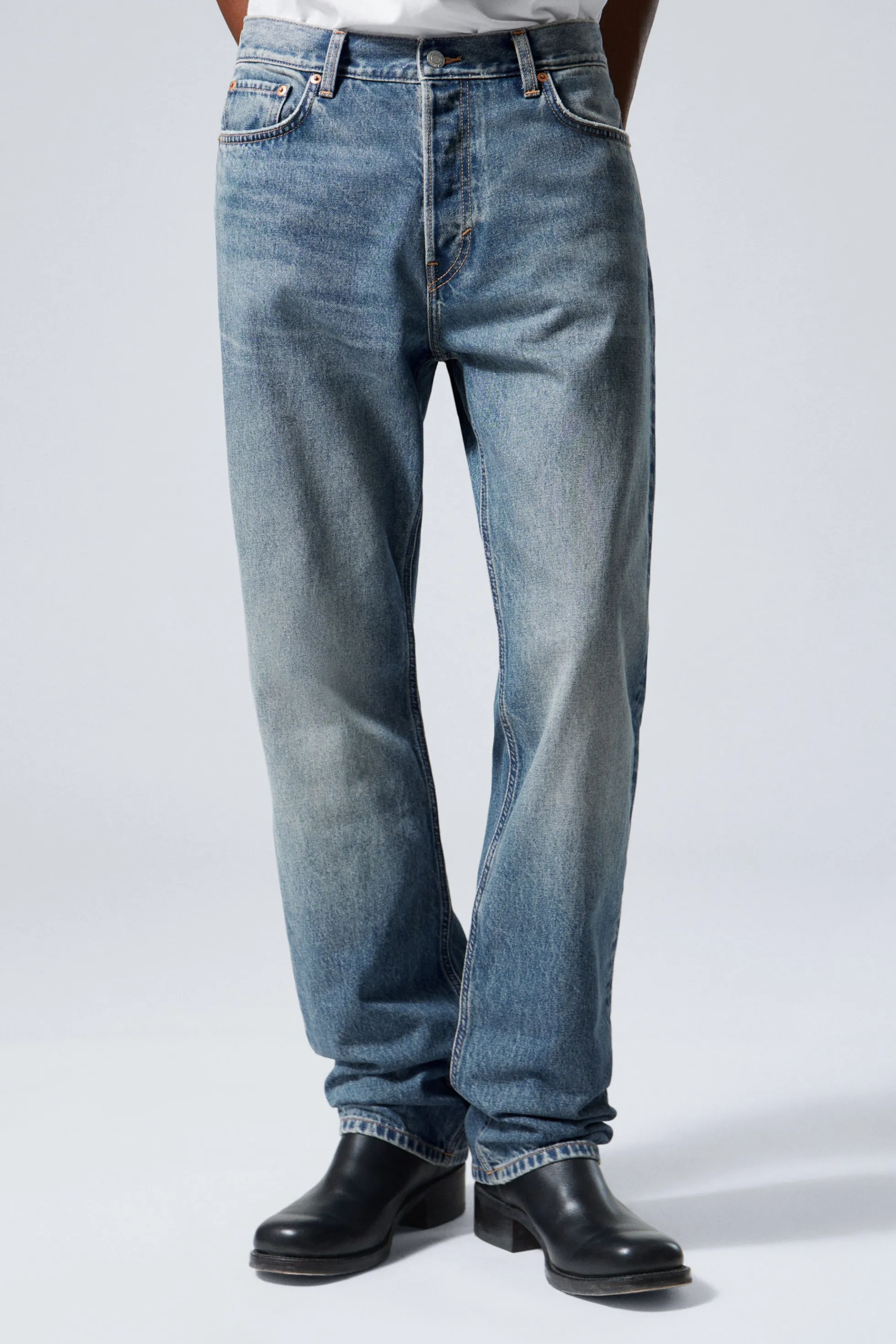 Weekday SPACE RELAXED STRAIGHT LEG JEANS>Heren Jeans