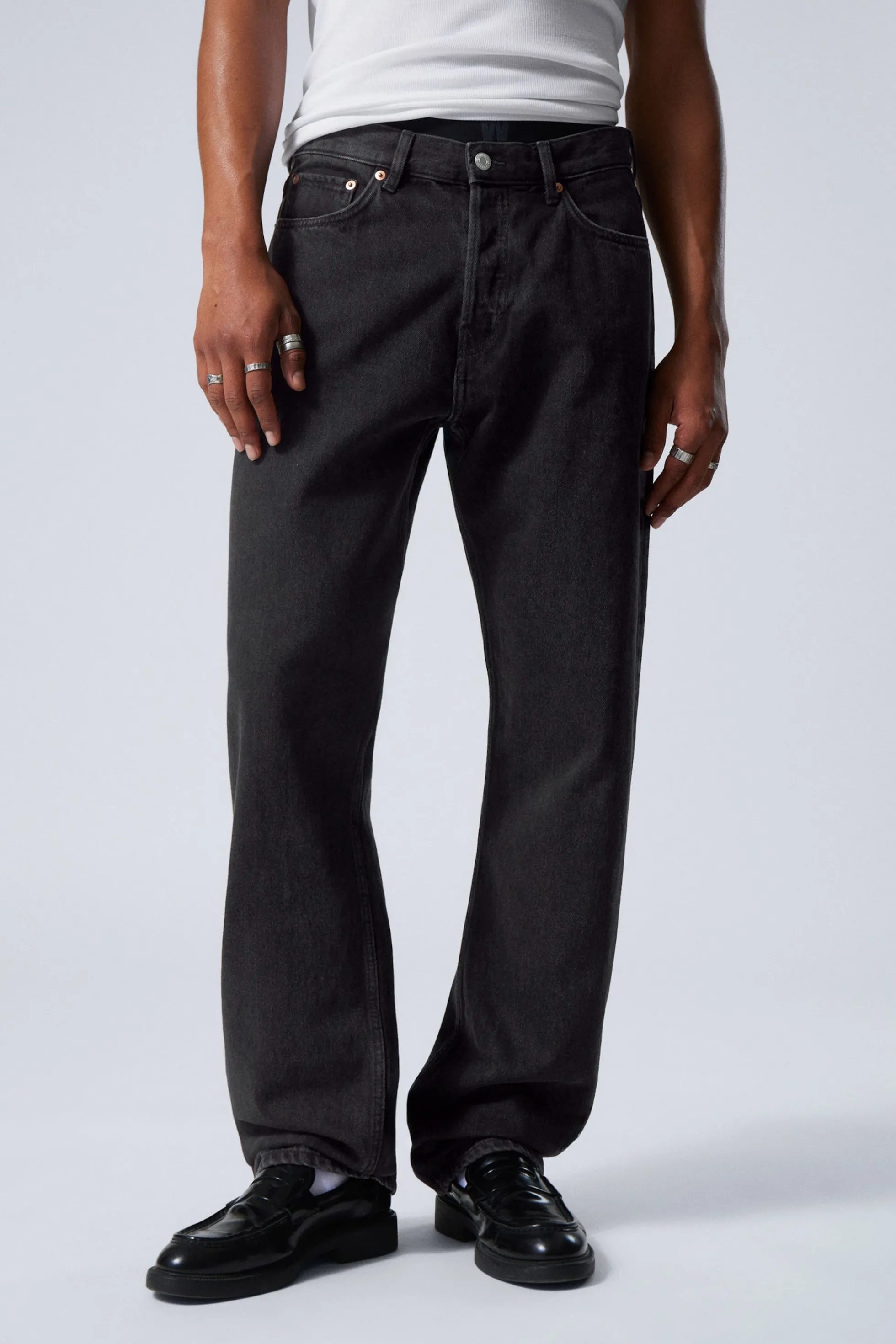 Weekday SPACE RELAXED STRAIGHT LEG JEANS>Heren Jeans