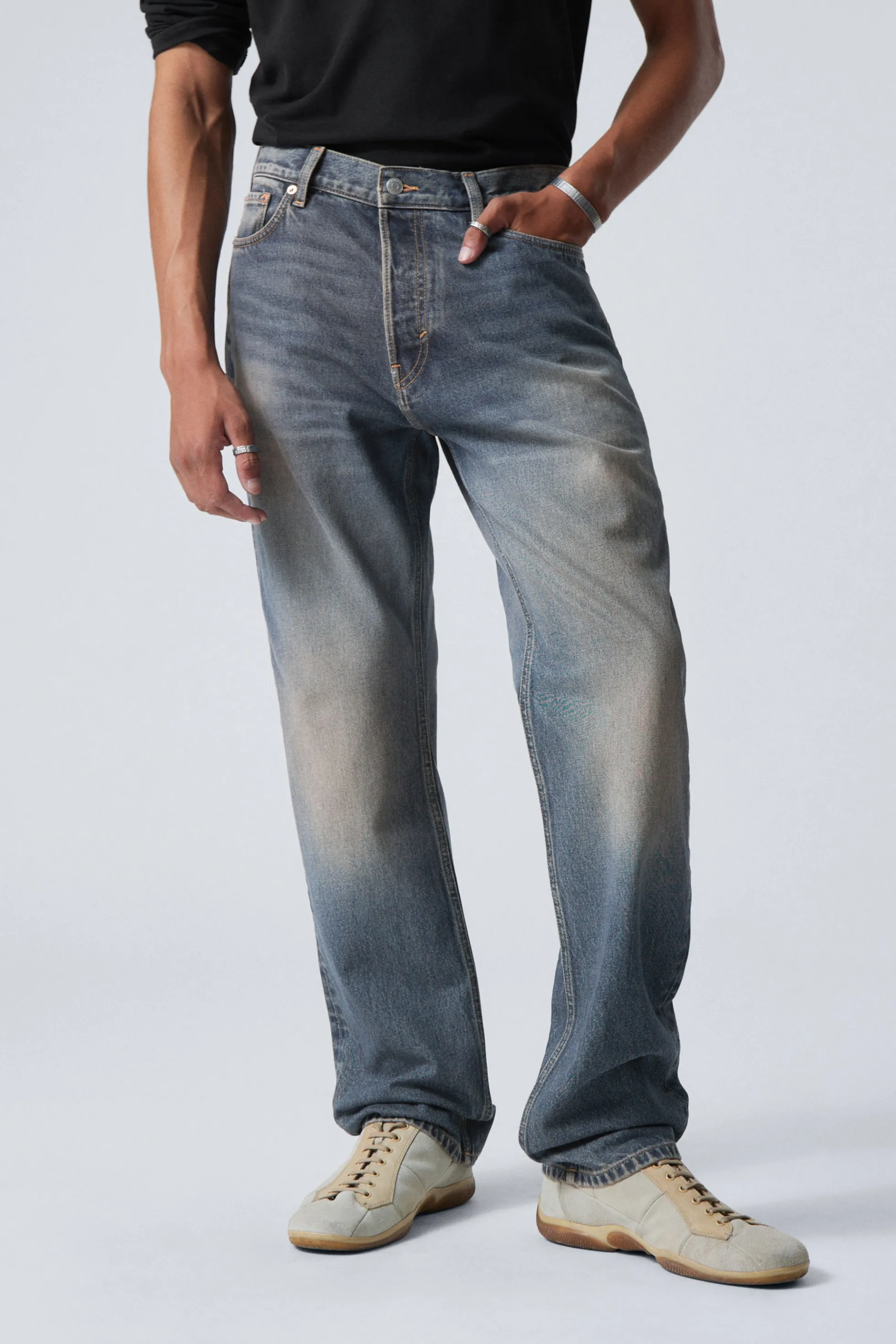 Weekday SPACE RELAXED STRAIGHT LEG JEANS>Heren Jeans