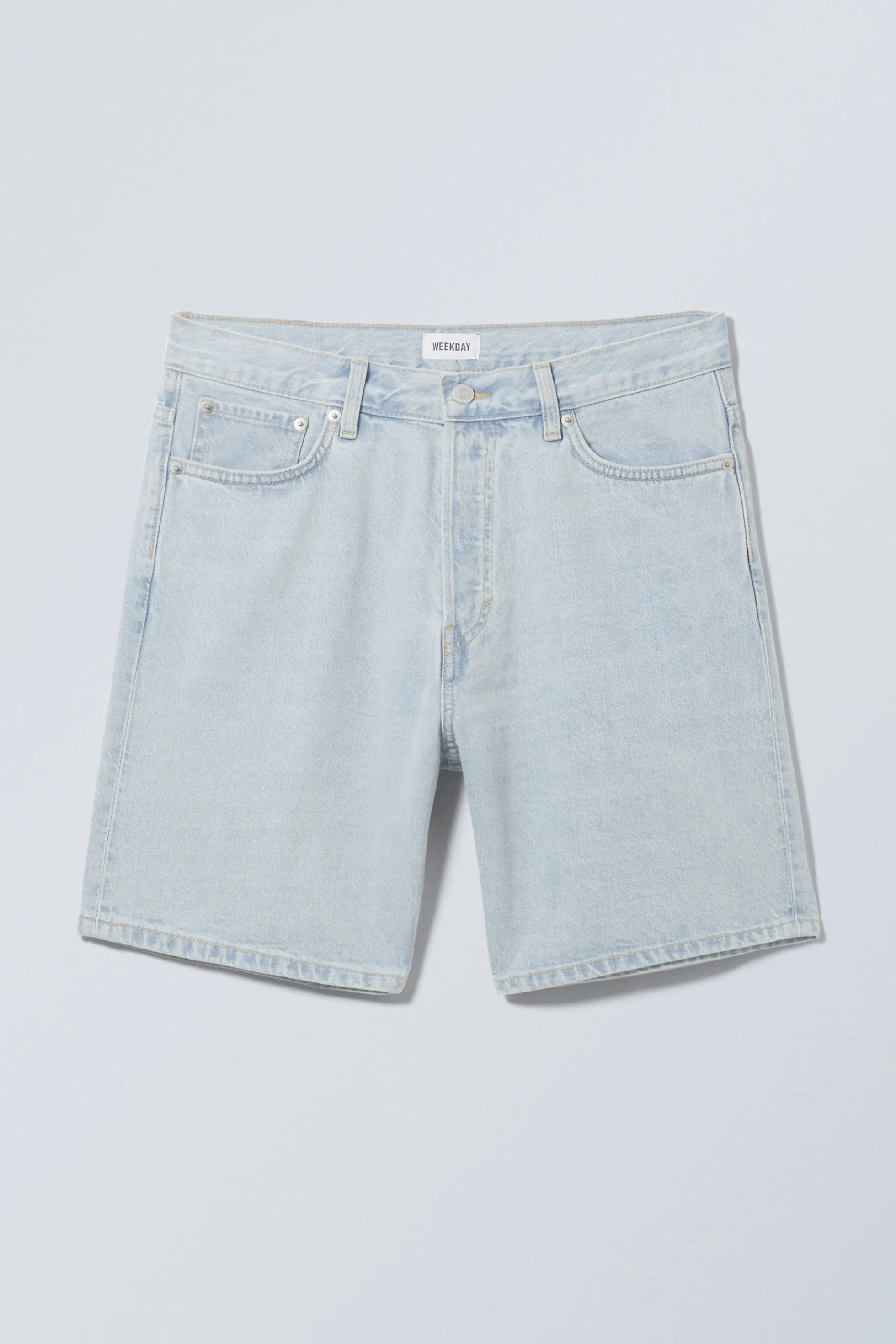 Weekday SPACE RUIMVALLENDE DENIM SHORT>Heren Shorts