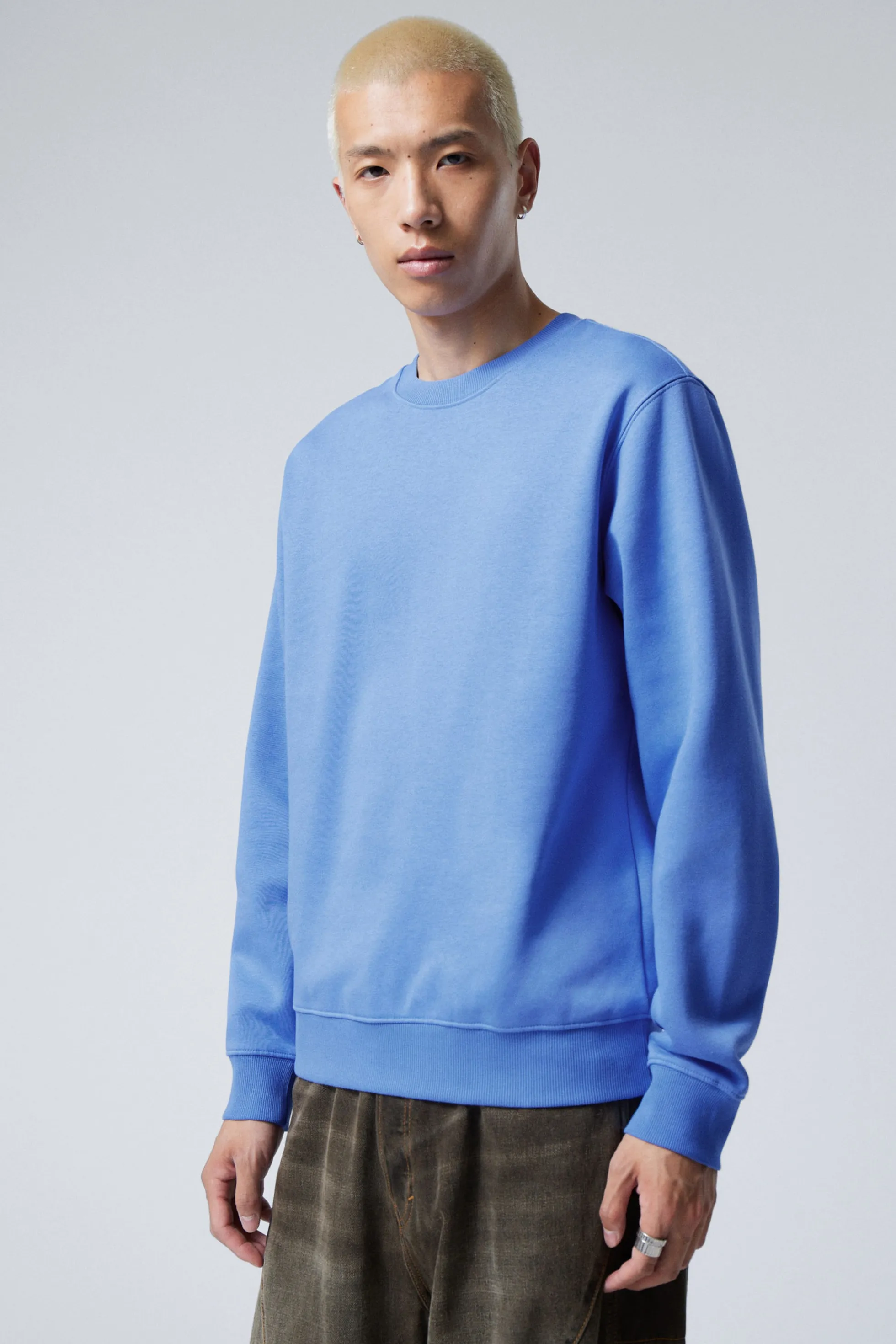 Weekday STANDAARD MIDDELZWAAR SWEATSHIRT>Heren Sweatshirts | Basics