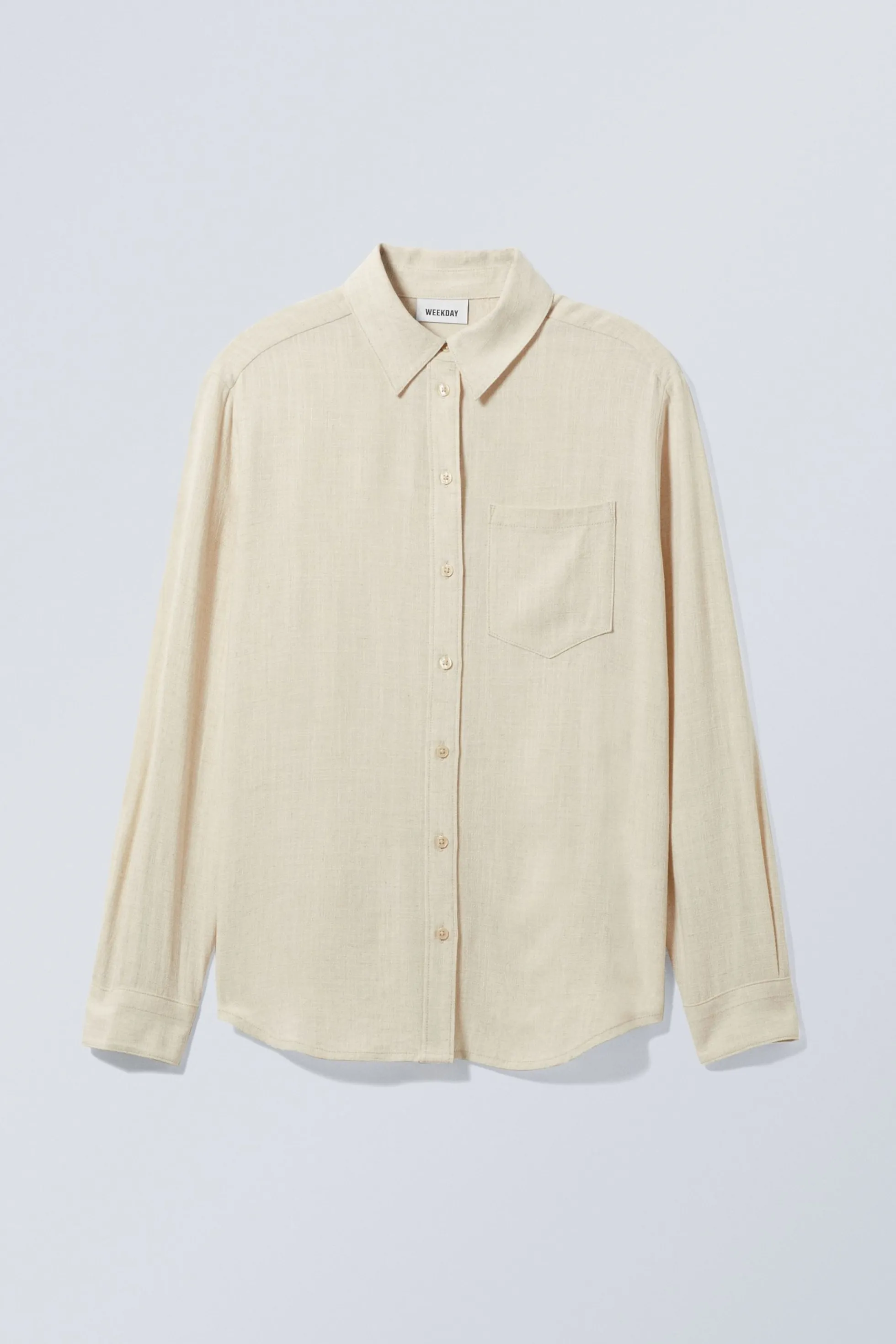 Weekday TESSA LINEN MIX SHIRT>DAMES Blouses & Overhemden