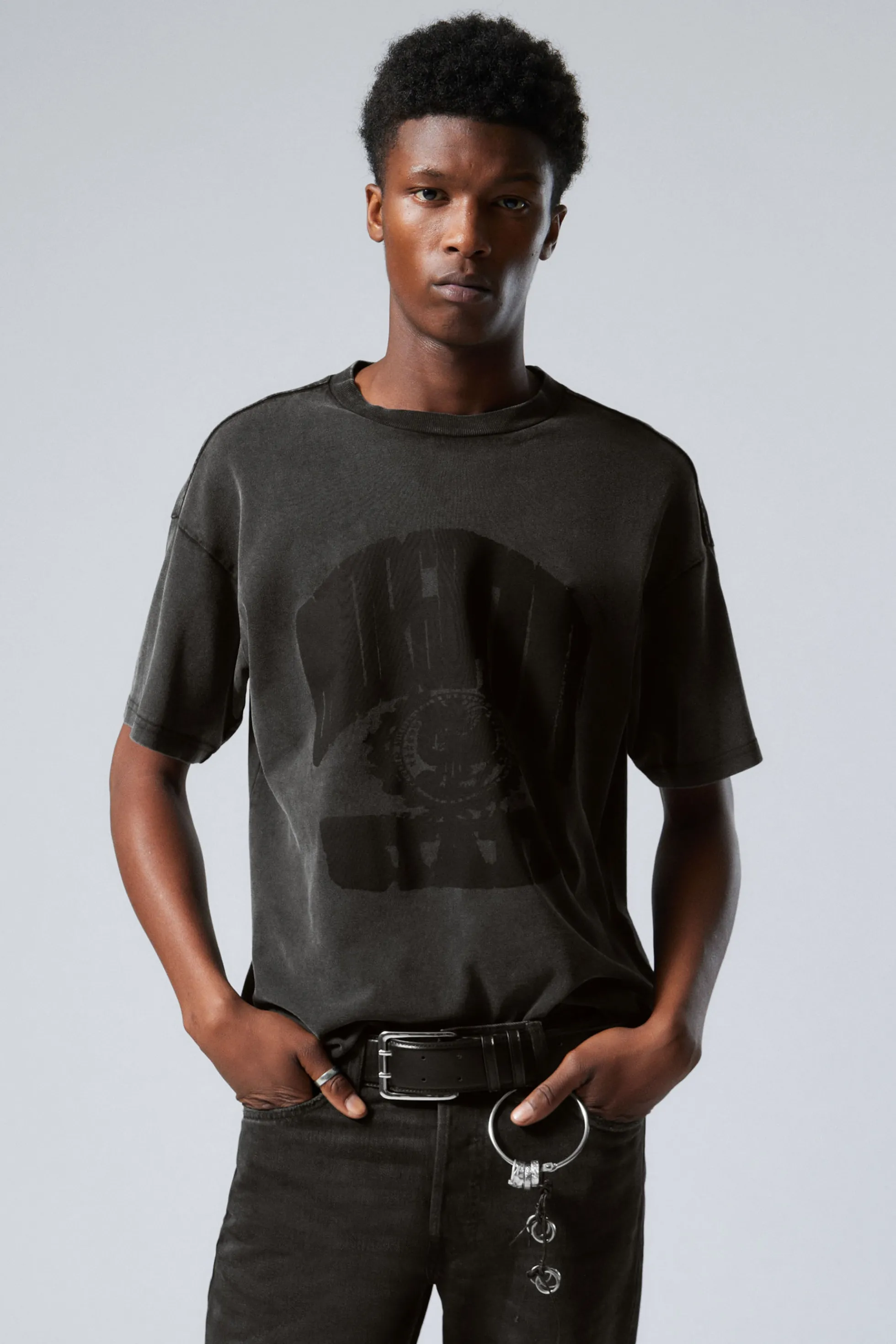 Weekday T-SHIRT MET BOXY PASVORM EN GRAFISCHE PRINT>Heren Grafische | T-Shirts & Tops