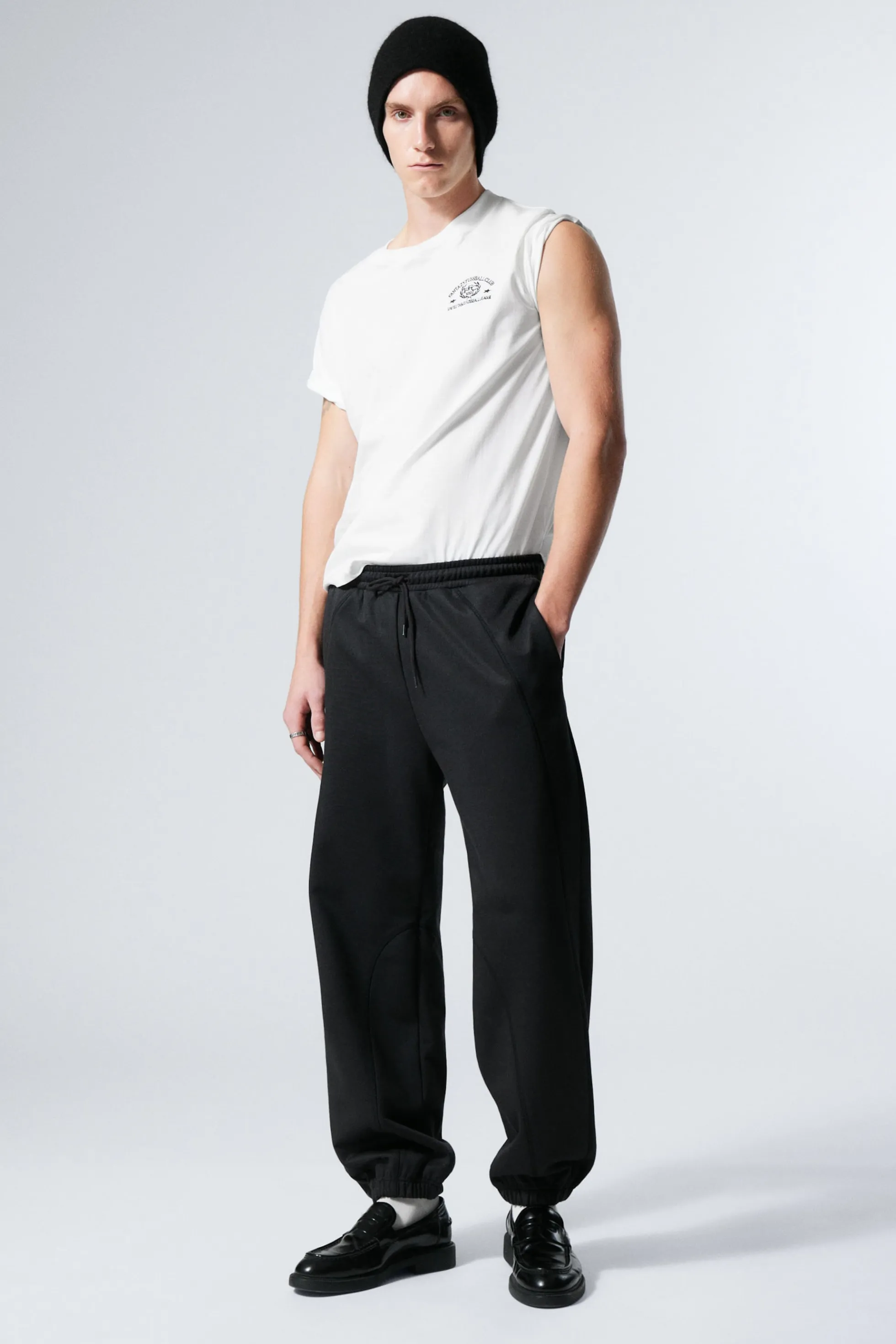 Weekday WARM UP SWEATPANT MET RECHTE PASVORM>Heren Grafische