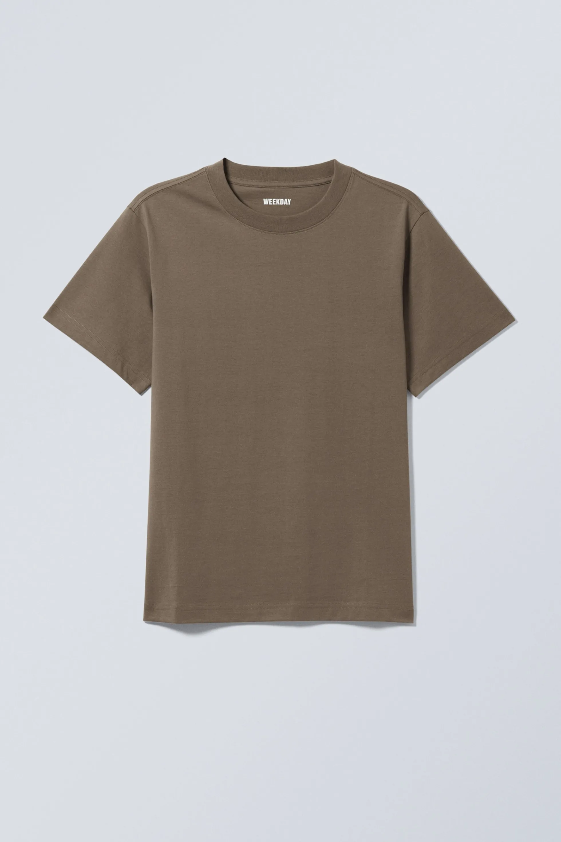 Weekday ZWAAR BOXY T-SHIRT MET RECHTE PASVORM>Heren Basics | T-Shirts & Tops